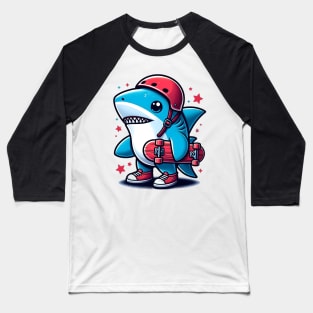 Sharkboard Baseball T-Shirt
